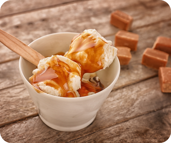 自然の恵み農園の手作りアイス